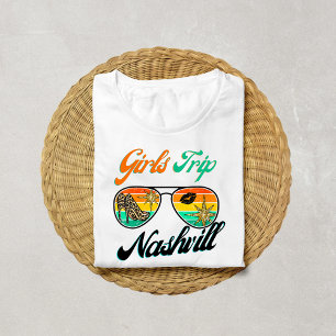 T-shirt Chemise Girls Trip Nashville 2026 pour femmes Week