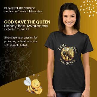T-shirt Chemise "God Save The Queen" vitrail abeille à mie