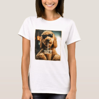 T-shirt Chemise Goldendoodle Café