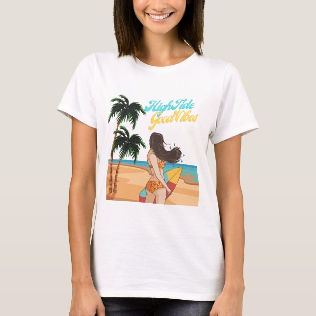 T-shirt Chemise Good Vibes High Tide (Devant)