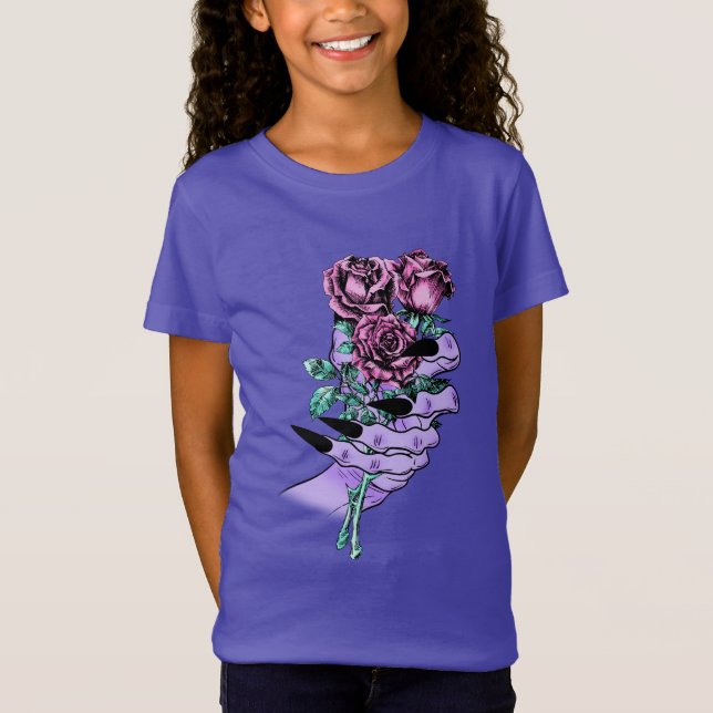 T-Shirt Chemise gothique Bouquet #3 (Devant)