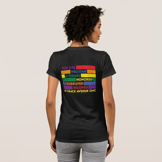 T-shirt Chemise Grace Avenue Pride (Dos entier)