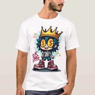 T-shirt Chemise Graffiti Kick King Sneakerhead