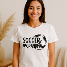 Chemise grand-mère de football - Coeur mignon et c