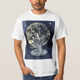 T-shirt Chemise graphique du cobra mystique et de l'arbre