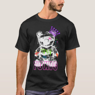 T-shirt Chemise graphique Ourson en peluche Amour toxique
