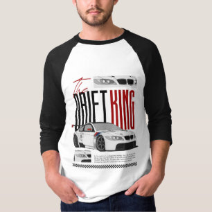 T-shirt Chemise graphique pour hommes de voiture de drift