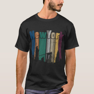 T-shirt Chemise graphique rétro de la ville de New York