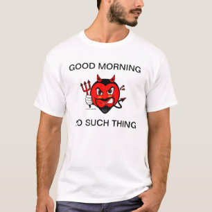 T-shirt Chemise grincheuse bonjour de diable