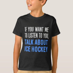 T-shirt Chemise grossière de hockey sur glace