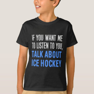 T-shirt Chemise grossière de hockey sur glace