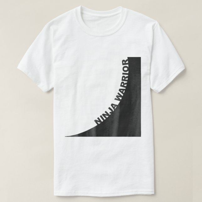 T-shirt Chemise guerrière Ninja Pour Enfants Mur de garde6 (Design devant)