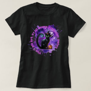 T-shirt Chemise Halloween Chat