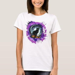 T-shirt Chemise Halloween Chat