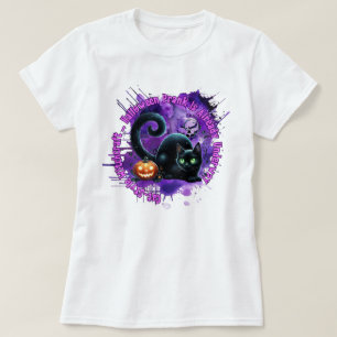 T-shirt Chemise Halloween Chat