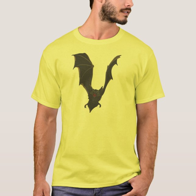 T-shirt Chemise Halloween chauve-souris (Devant)