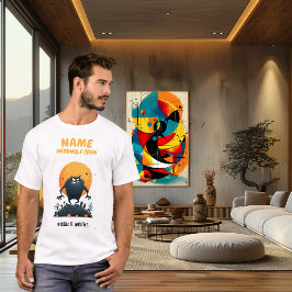 T-shirt Chemise Halloween de l'équipage de loup-garou pers