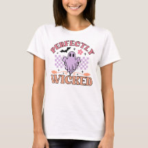 Chemise Halloween Parfaitement Méchante Fantôme