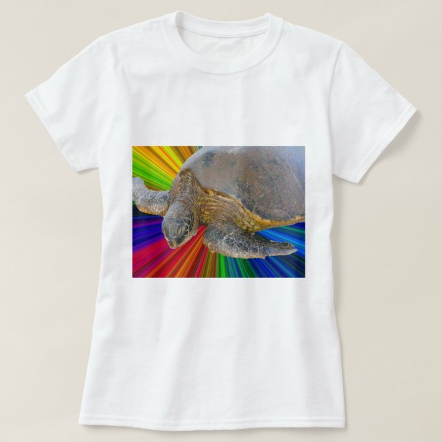 T-shirt Chemise Hawaii Turtle Honu (Design devant)