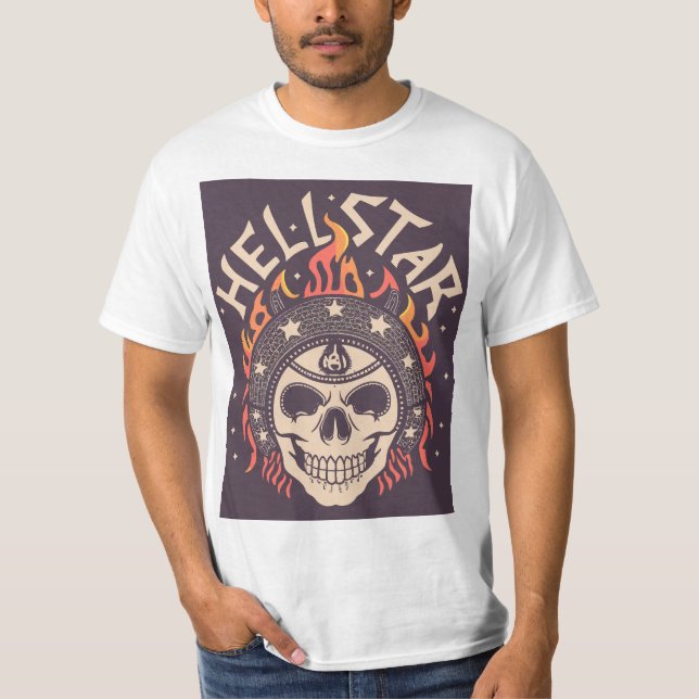 T-shirt chemise hellstar (Devant)