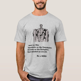 T-shirt Chemise Hero Abe Lincoln