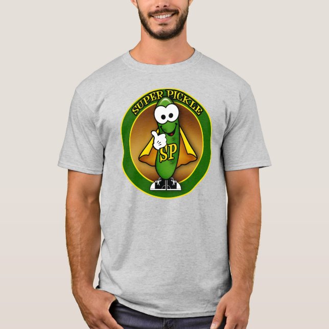 T-shirt Chemise Héros Super Pickle (Devant)