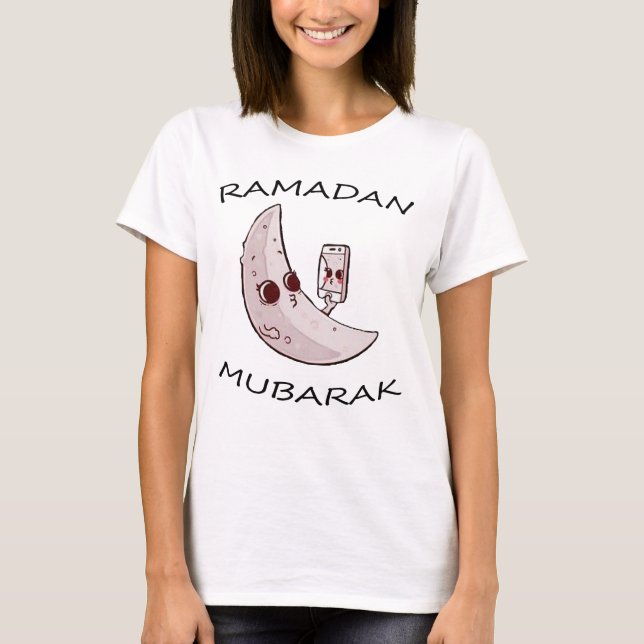 T-shirt Chemise heureuse de Ramadan (Devant)