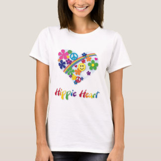 T-shirt Chemise hippie de coeur