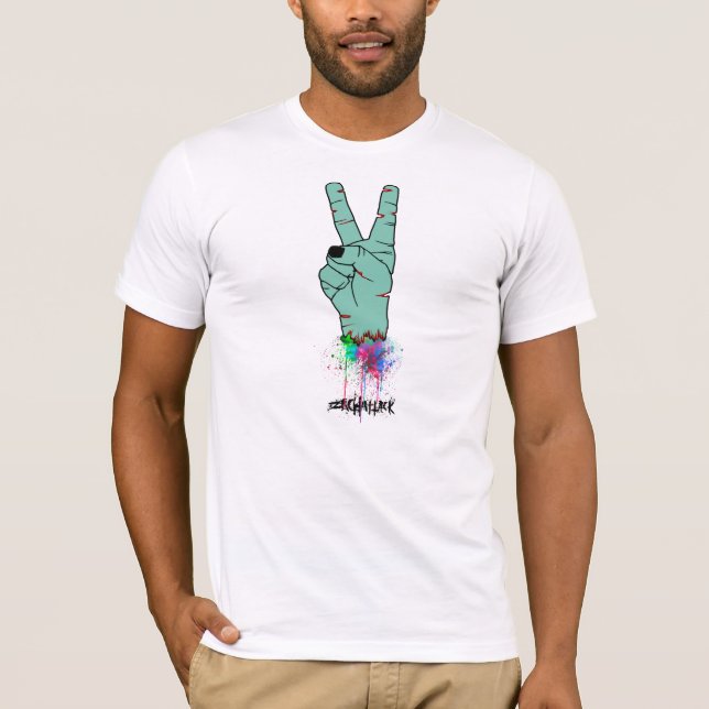 T-shirt Chemise hippie de sang (Devant)