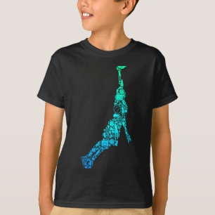 T-shirt Chemise Homme Basketball Joueur Entraîneur Dunking
