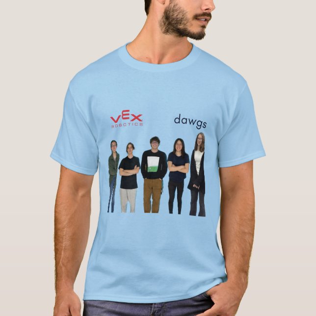 T-shirt Chemise homme bleu clair 1275D (Devant)