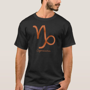 T-shirt Chemise homme Capricorne - Noir