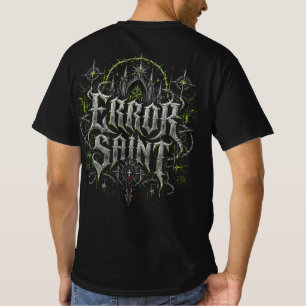 T-shirt Chemise homme Error Saint gothique cyberpunk avant