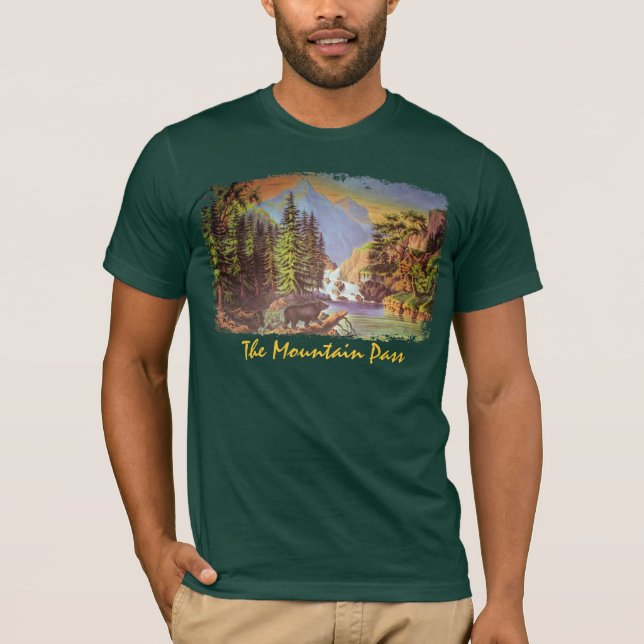 T-shirt Chemise homme Mountain Pass (Devant)