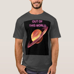 T-shirt Chemise homme Neon Saturn "Out of This World"