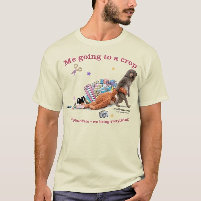T-shirt Chemise homme singe de base Punch (Devant)