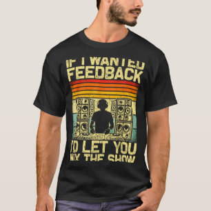 T-shirt Chemise Hommes Dj Producteur de Musique Danse Son
