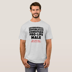 T-shirt Chemise humoristique chrétienne masculine républic