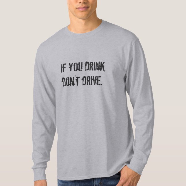T-shirt chemise humoristique de la douille des hommes de (Devant)
