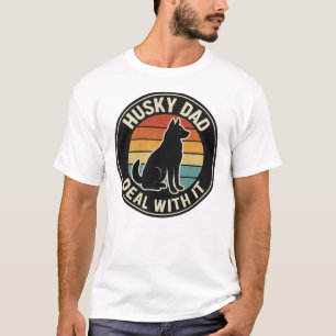 T-shirt Chemise Husky Papa Faites Enceinte - Drôle Proprié