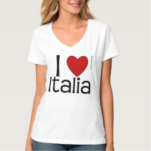 T-shirt Chemise I Heart Italia