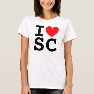 T-shirt Chemise I Heart SC