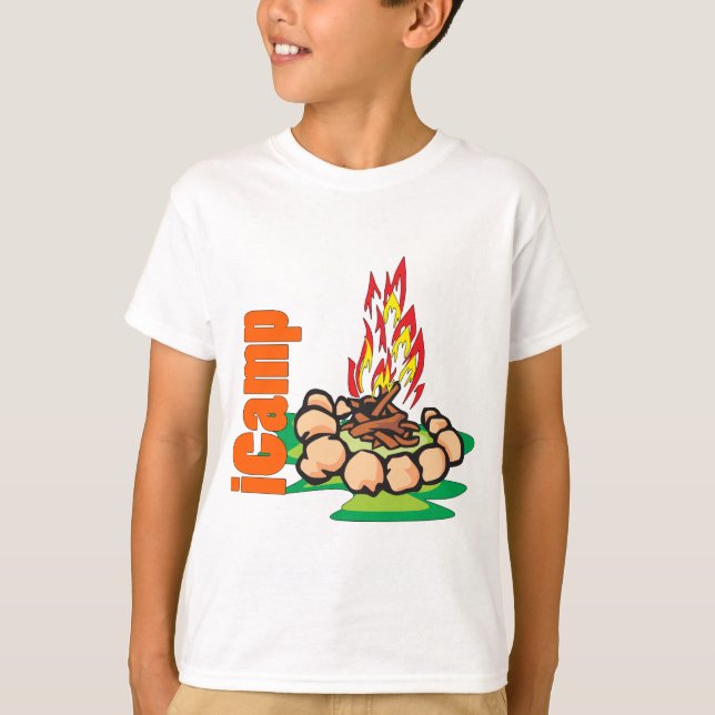 T-shirt Chemise iCamp Camping (Devant)