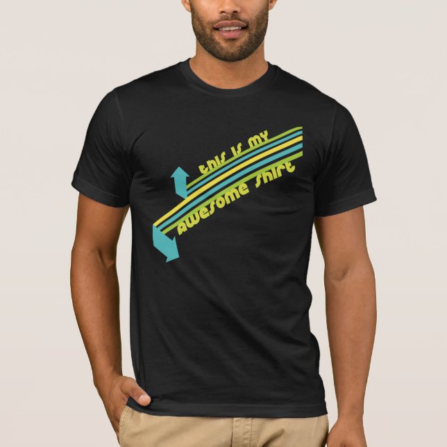 T-shirt Chemise impressionnante (Devant)