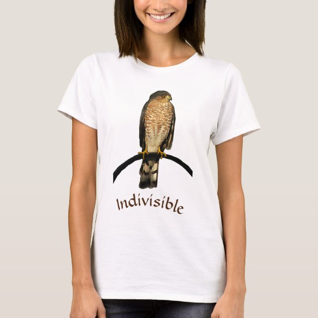 T-shirt Chemise indivisible de faucon (Devant)
