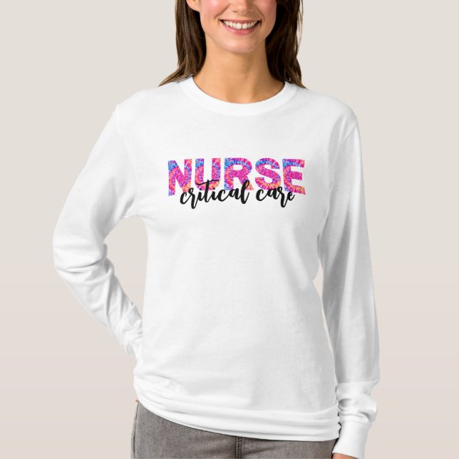 T-shirt Chemise infirmière personnalisée (Devant)
