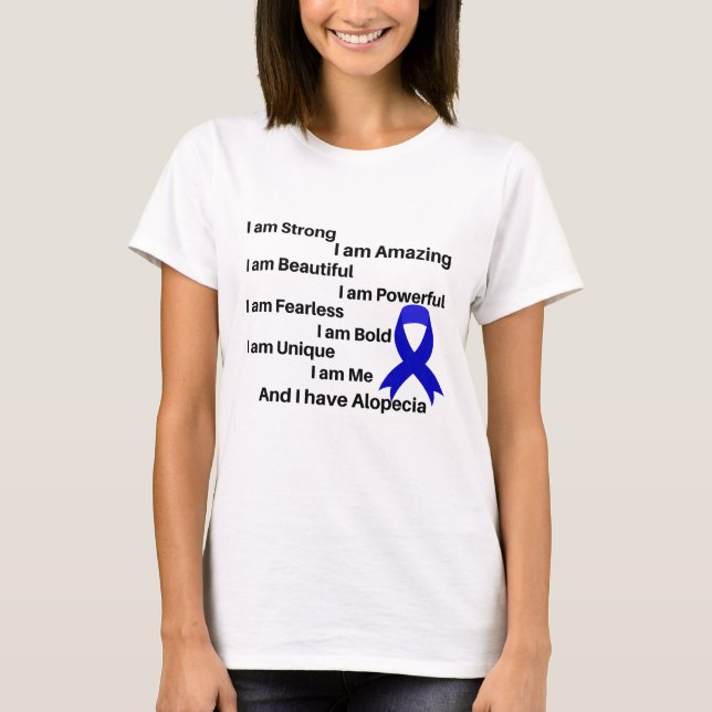 T-shirt Chemise Inspirationnelle Alopecia (Devant)