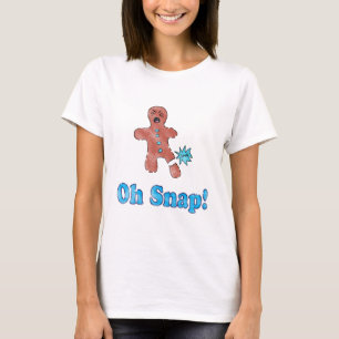 T-shirt Chemise instantanée de bonhomme en pain d'épice de