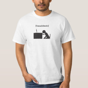 T-shirt chemise (inverse) de headdesk