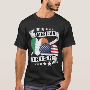 T-shirt Chemise irlandaise américaine